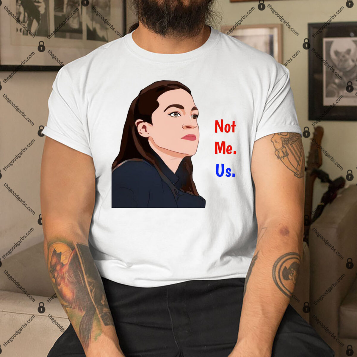 Aoc See Through Not Me Us Shirt