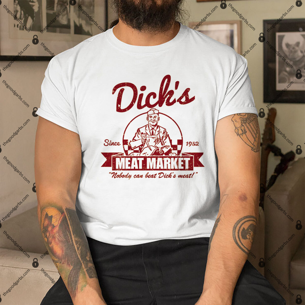 Dick's Meat Market Nobody Beats Our Meat Shirt