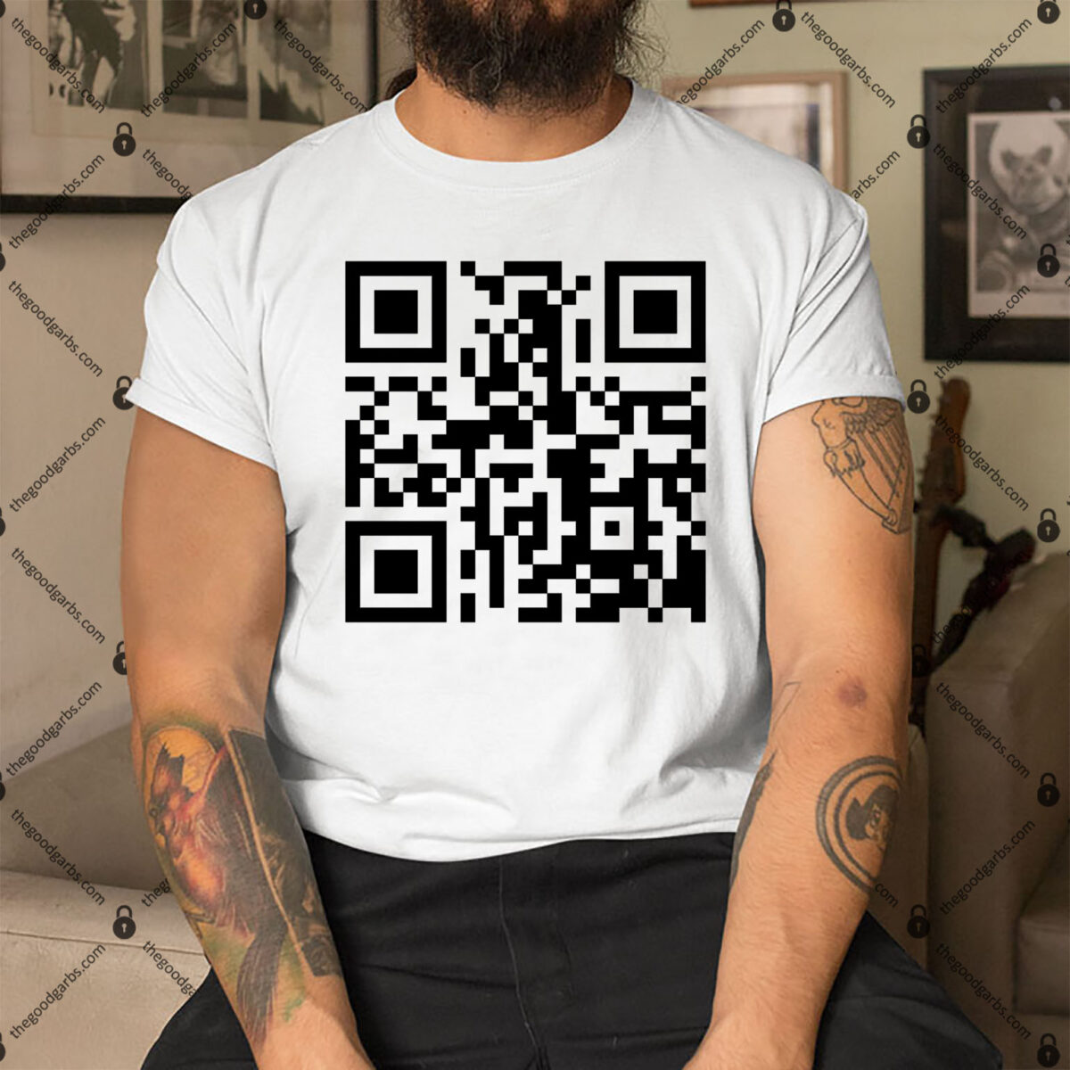 Funny QR Code Linking To PornHub Shirt