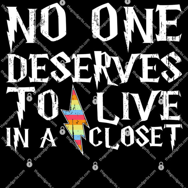 No One Deserves To Live In A Closet Harry Potter LGBT Shirt 1