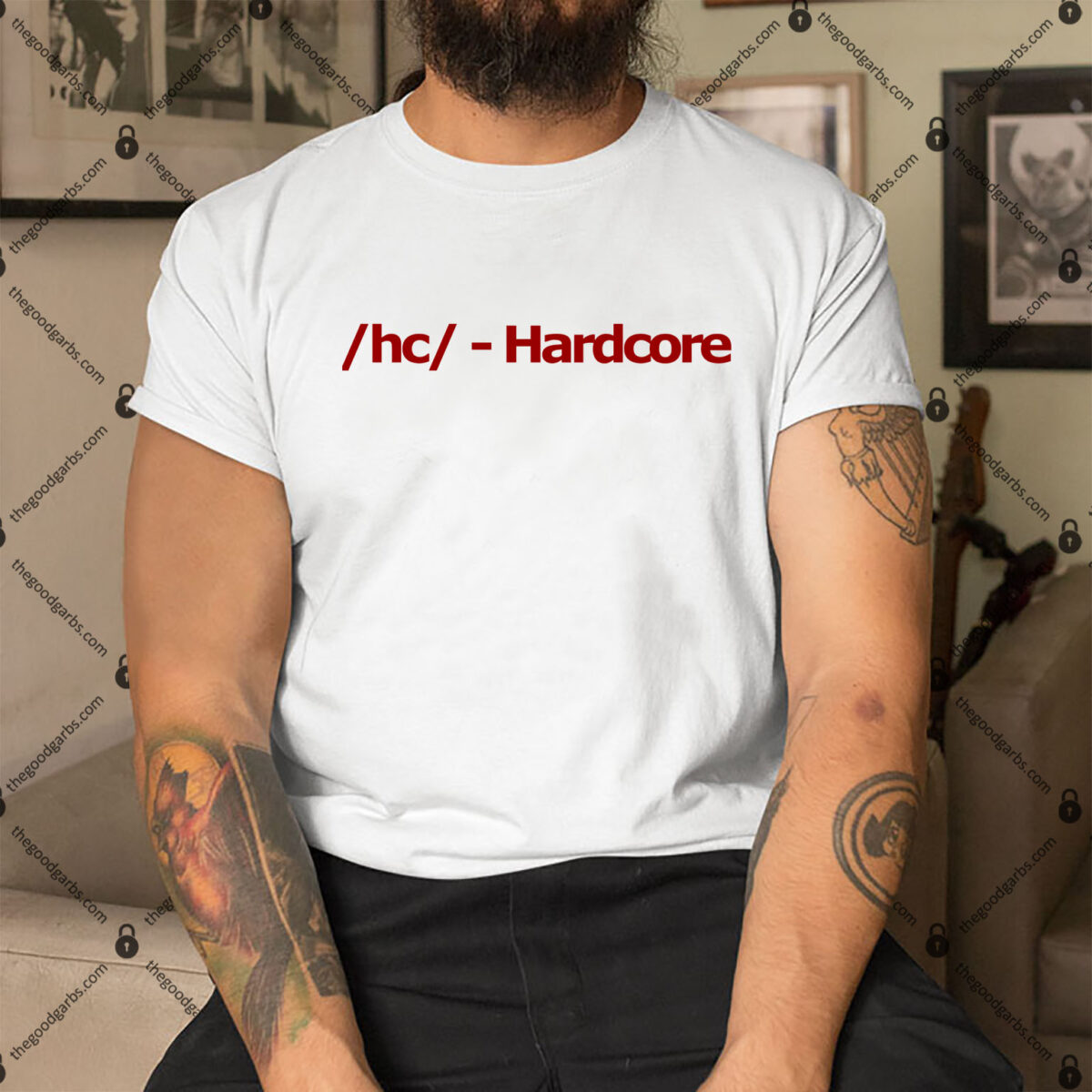 hc - Hardcore 4chan Logo Shirt