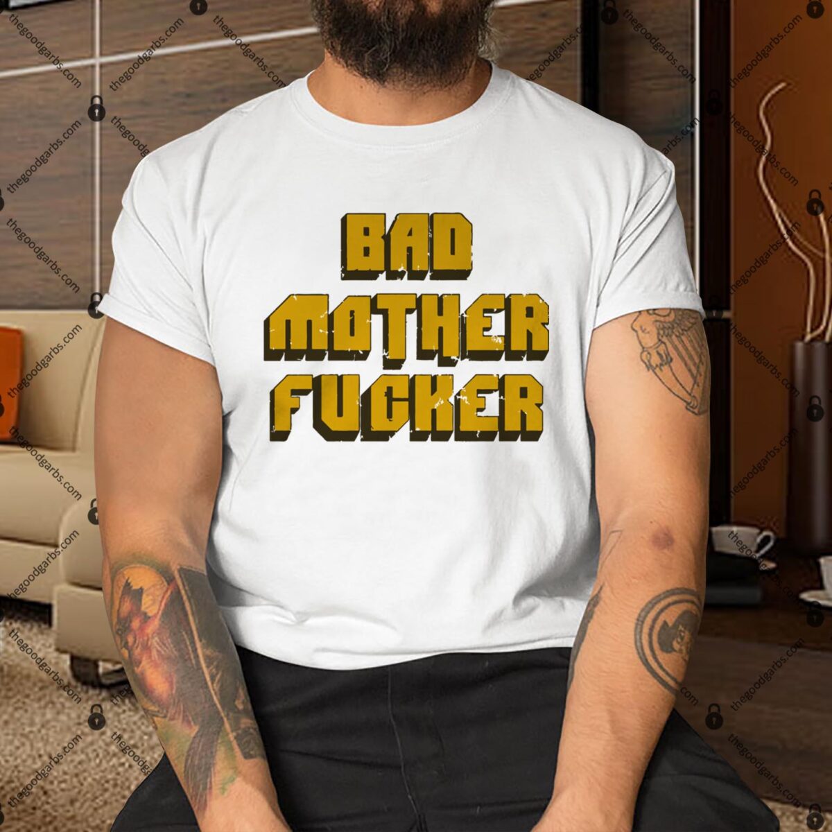 Bad Mother Fucker Pulp Fiction 80s Movie Shhirt