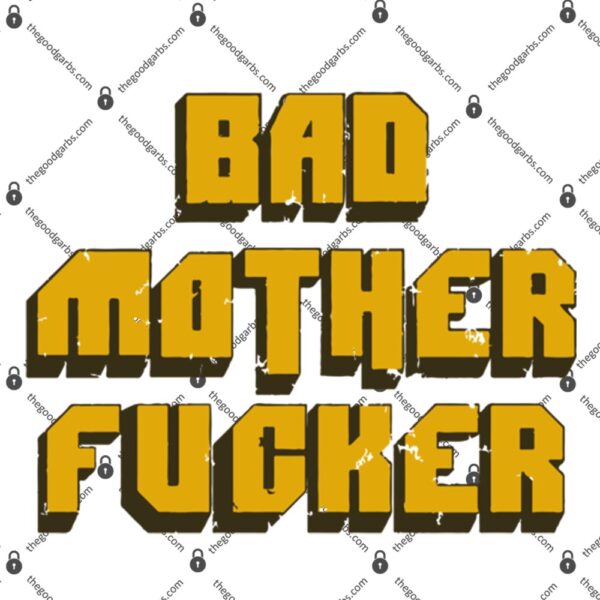 Bad Mother Fucker Pulp Fiction 80s Movie T-Shirt