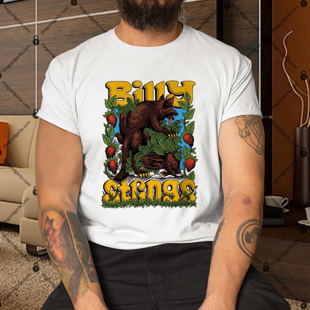 Billy Strings Wolf Rabbit Shirt