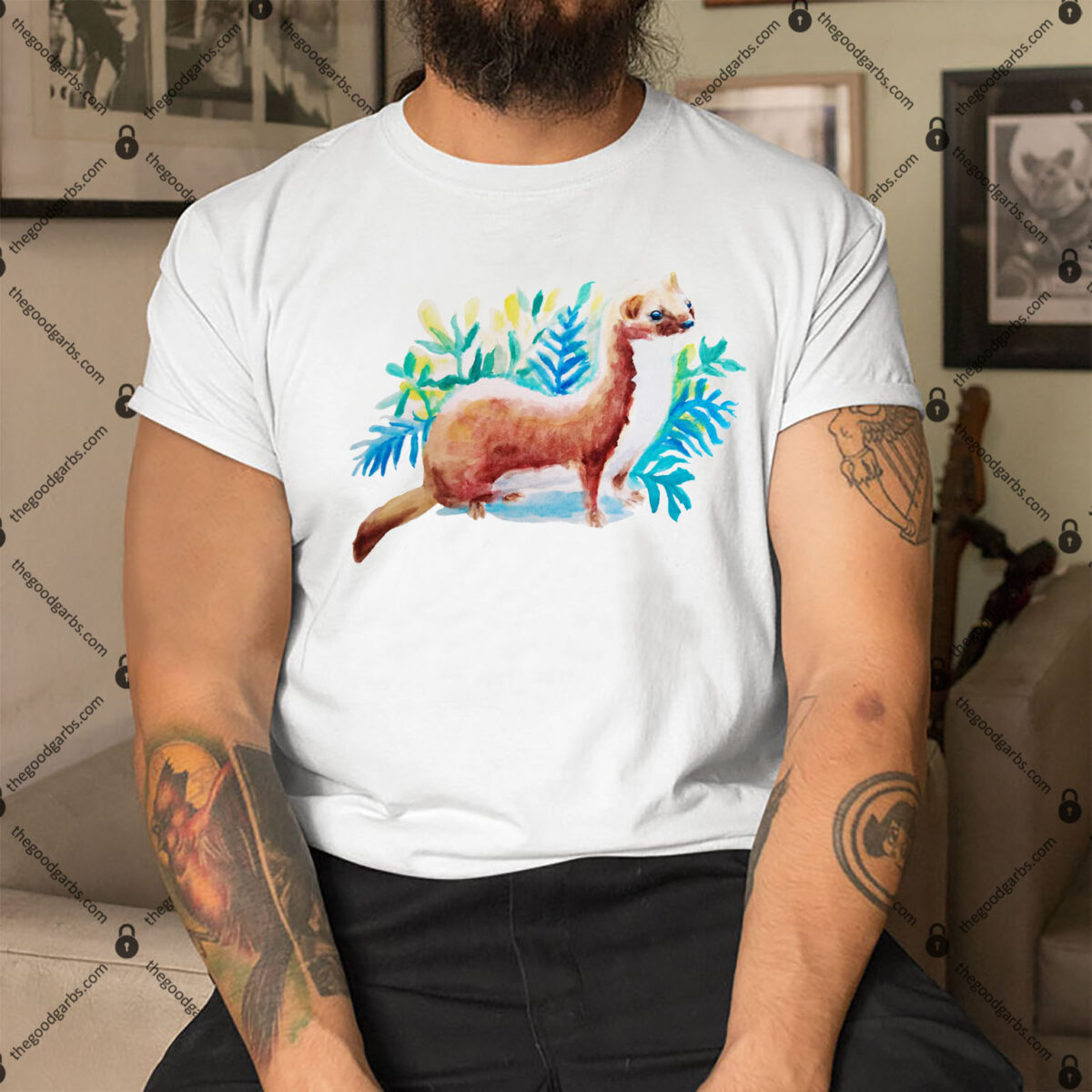 Botanical Weasel Shirt