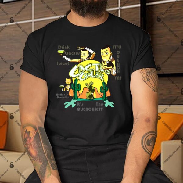 Cactus Juice Cactus Cooler Anime Boy Shirt