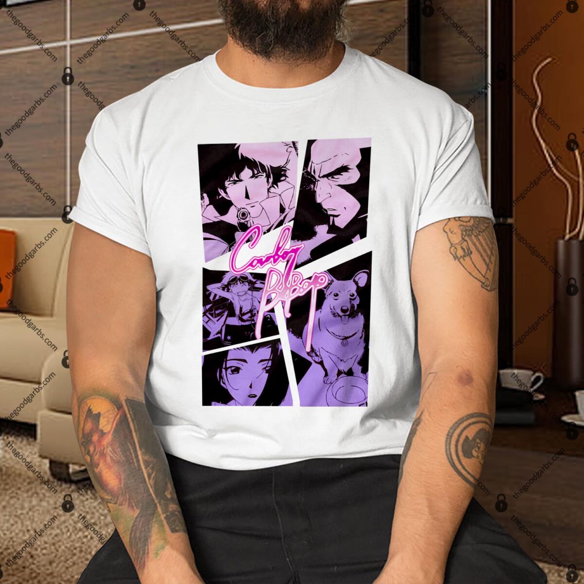 Cowboy Bebop Group Panels Shirt