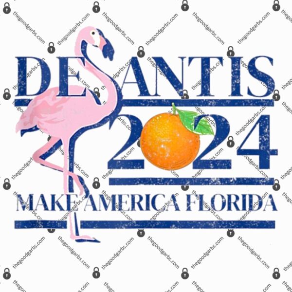 Desantis 2024 Make America Florida Flamingo T-Shirt