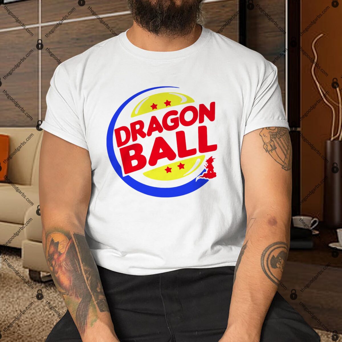 Dragon Ball Burger King Logo Parody Shirt