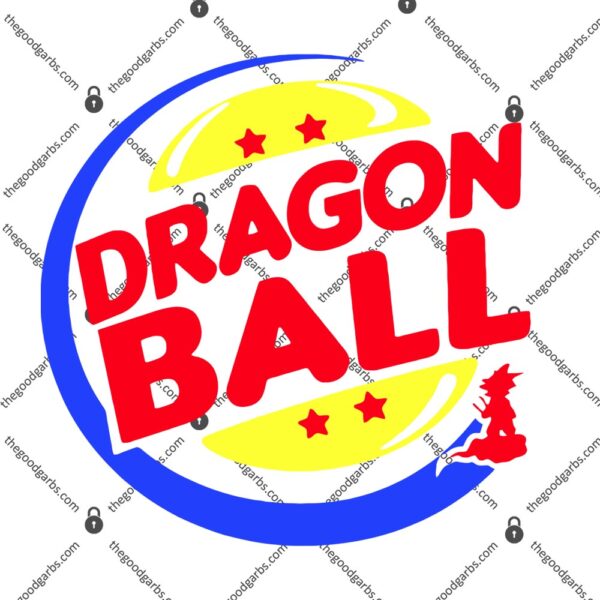 Dragon Ball Burger King Logo Parody T-Shirt