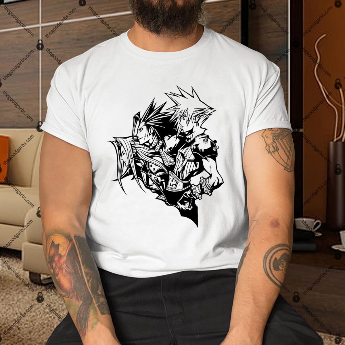 Final Fantasy VII Zack Fair Cloud Strife Sephiroth soldiers Shirt