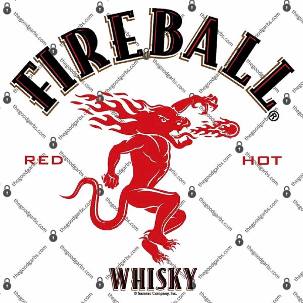 Fireball Whisky Dragon Logo T-Shirt