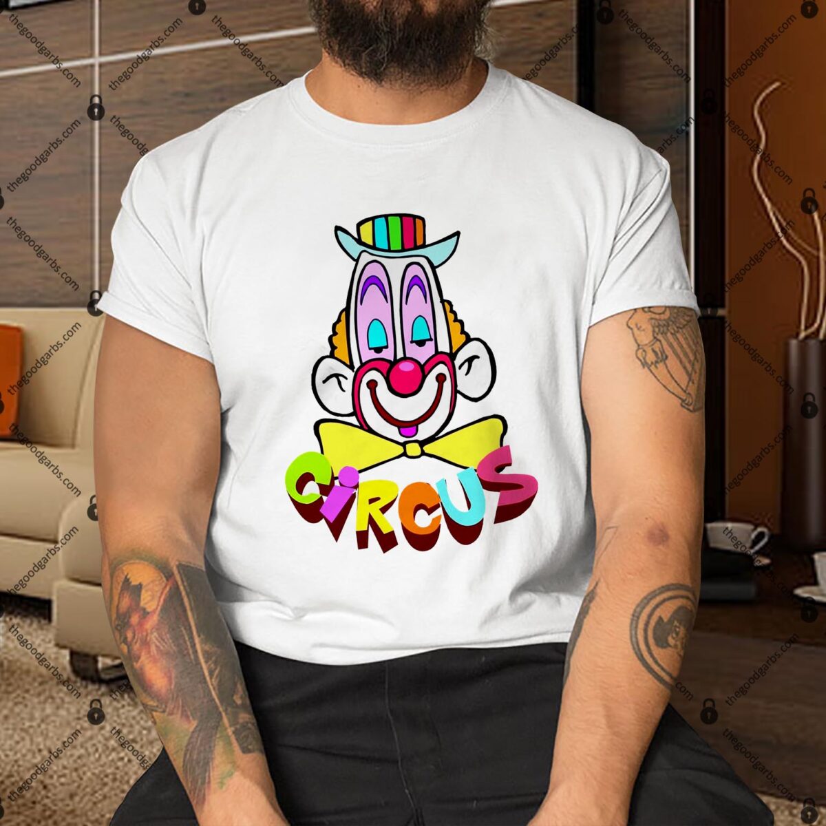 Funny Clown Circus Face Funny Retro Shirt