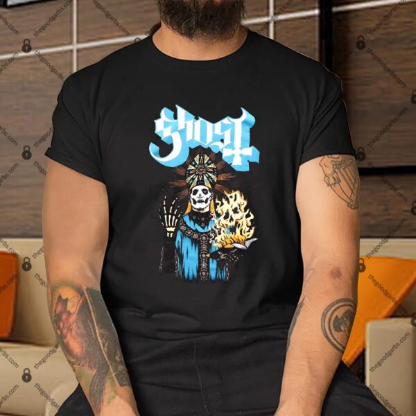 Ghost Papa Emeritus IV Burning Book Shirt
