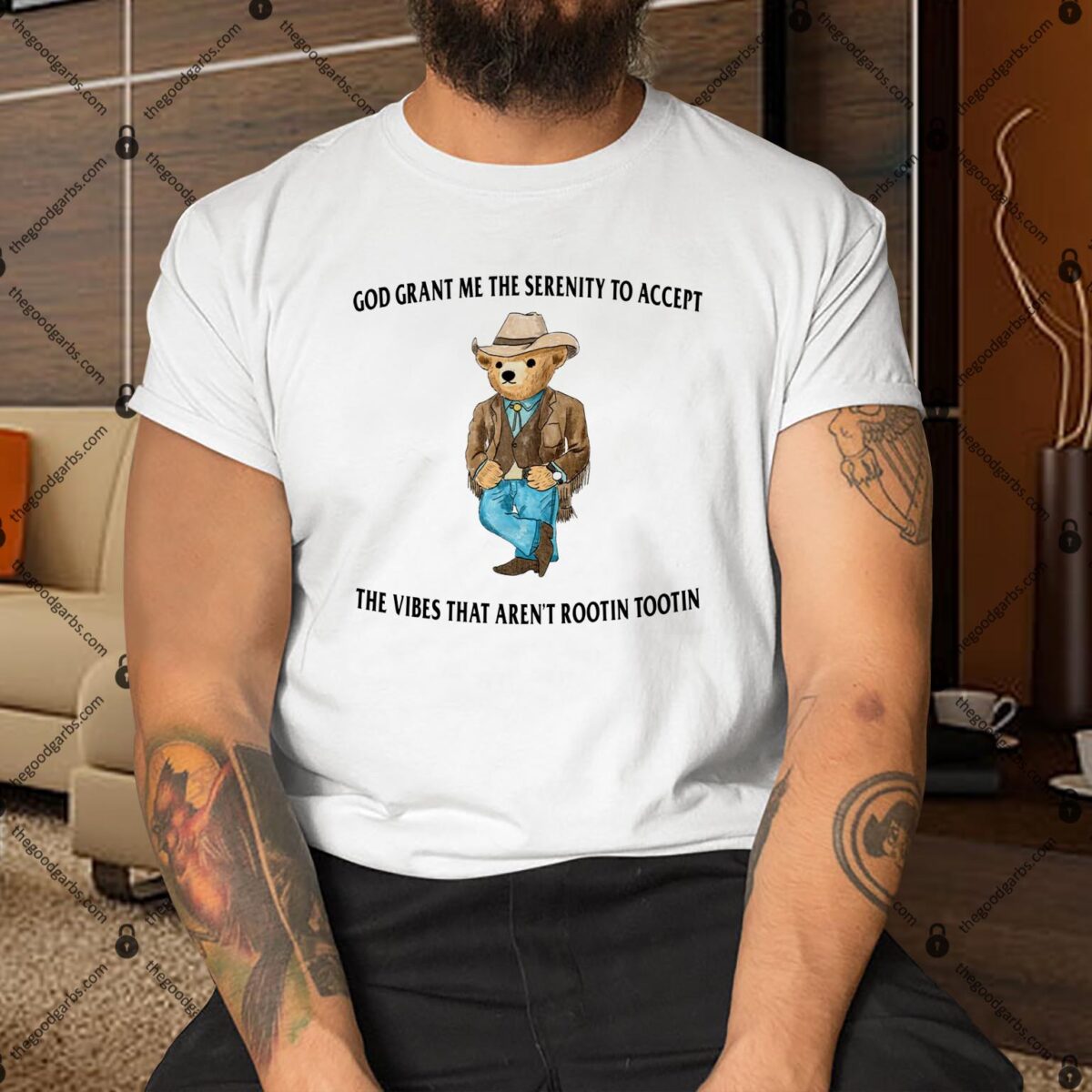 God Grant Me The Serenity To Accept Serenity Bear Shirt