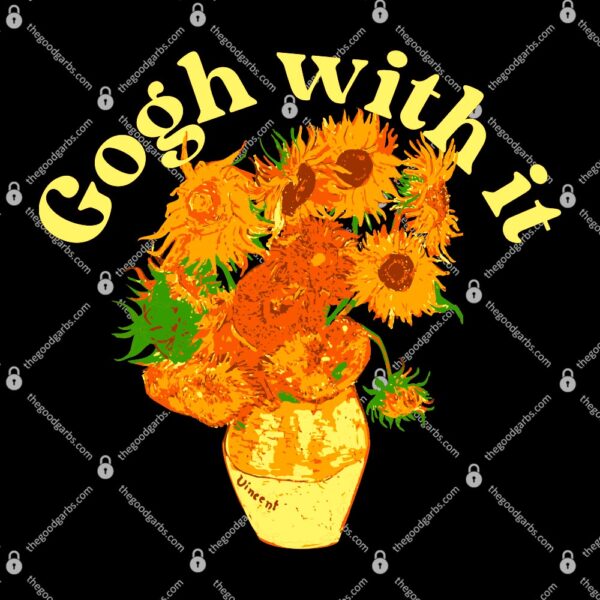 Gogh With It Flower T-Shirt