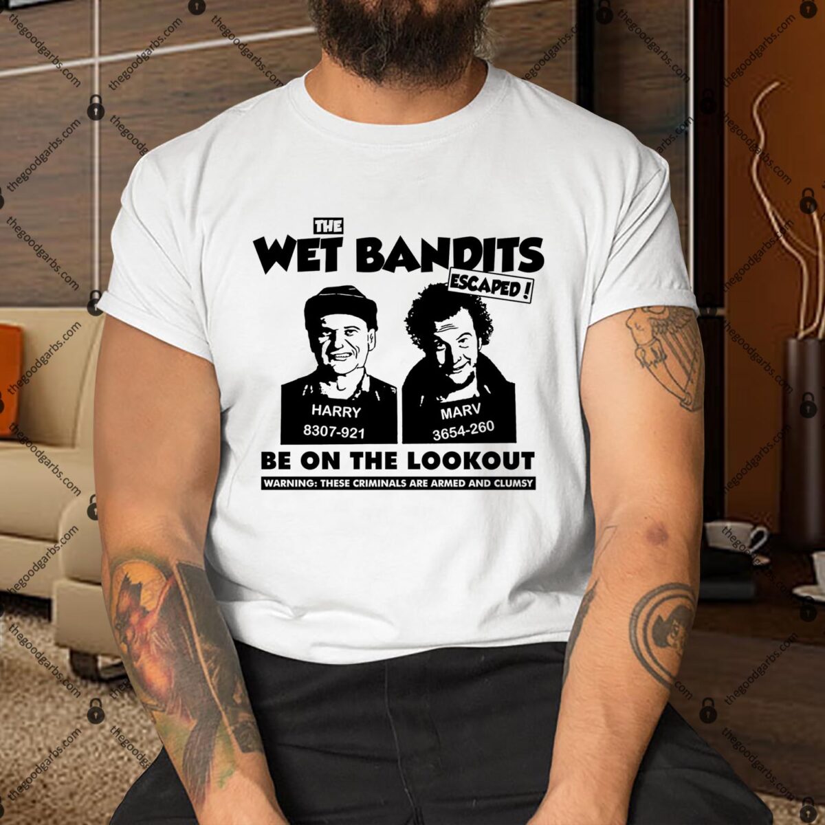 Harry and Marv Wet Bandits be on the lookout Shirt