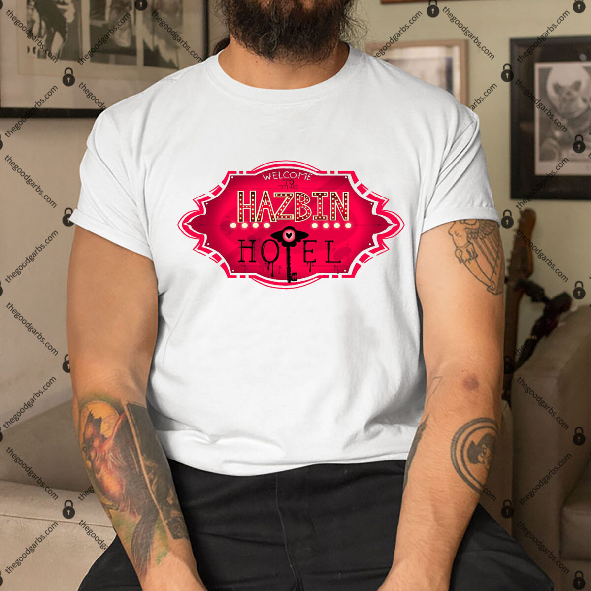 Hazbin Hotel Logo Transparent Shirt