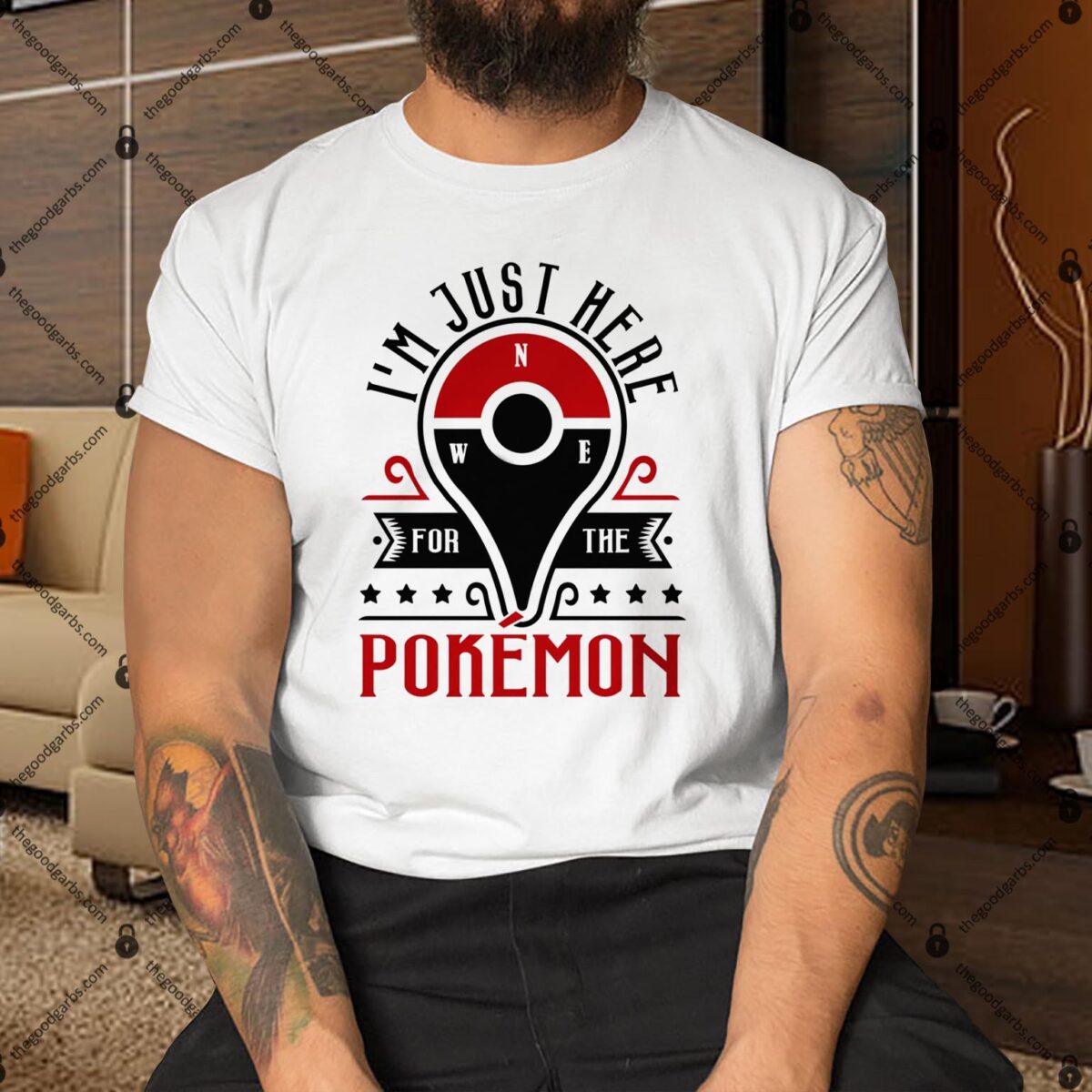 I'm Just Here For The Pokemon Shirt