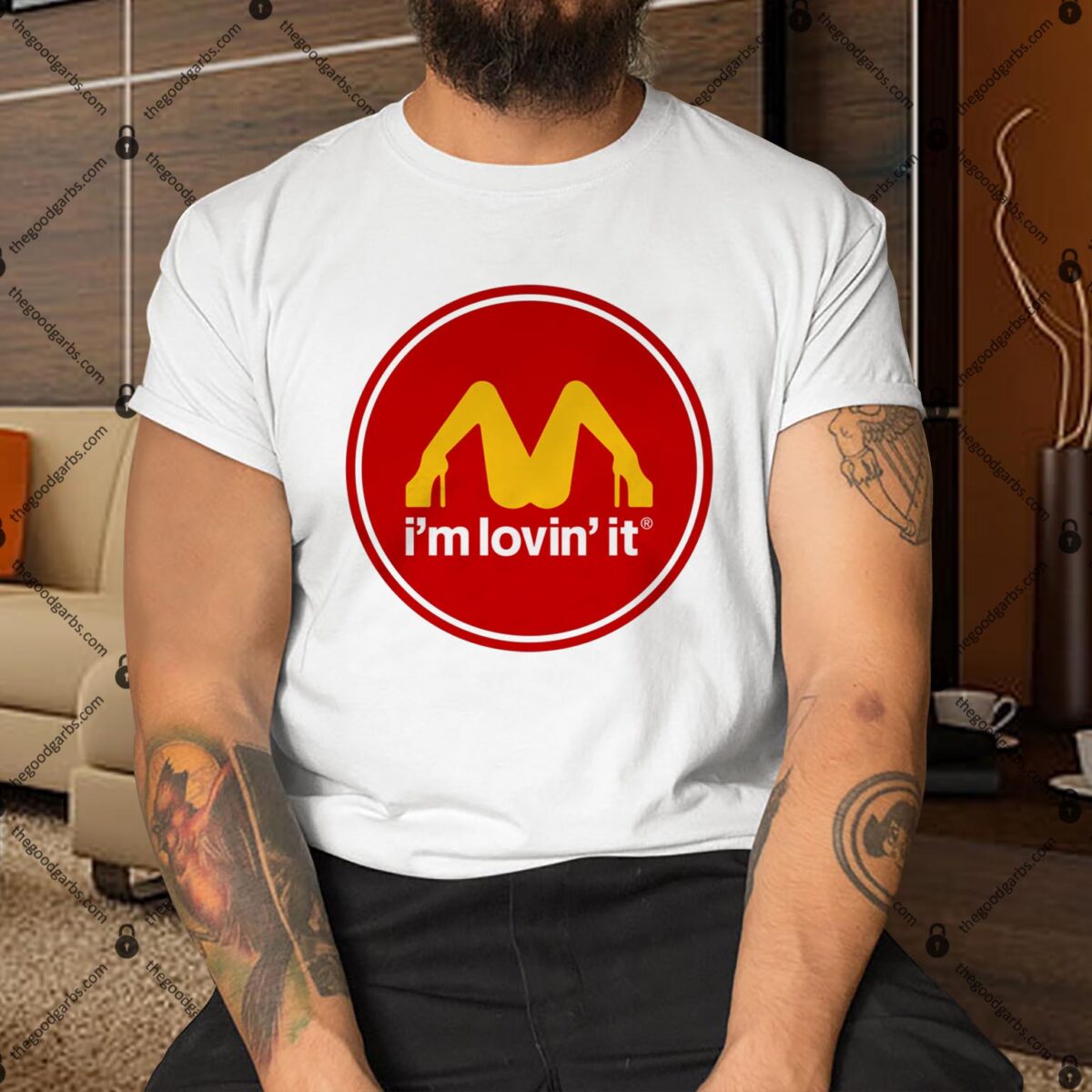 I'm Loving It McDonalds Parody Legs Shirt