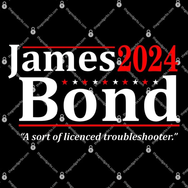 James Bond 2024 Election T-Shirt