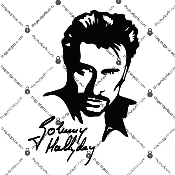 Johnny Hallyday Signature T-Shirt
