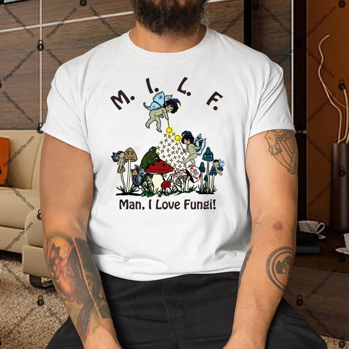 MILF Man I Love Fungi Mushroom Shirt