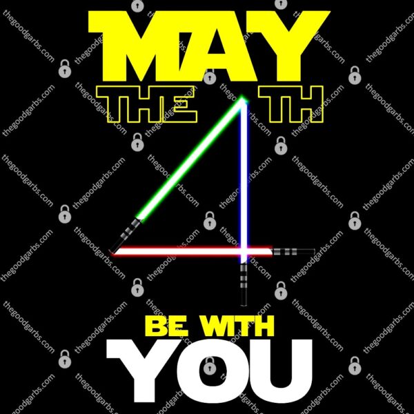 May The 4th Be With You Lightsaber T-Shirt