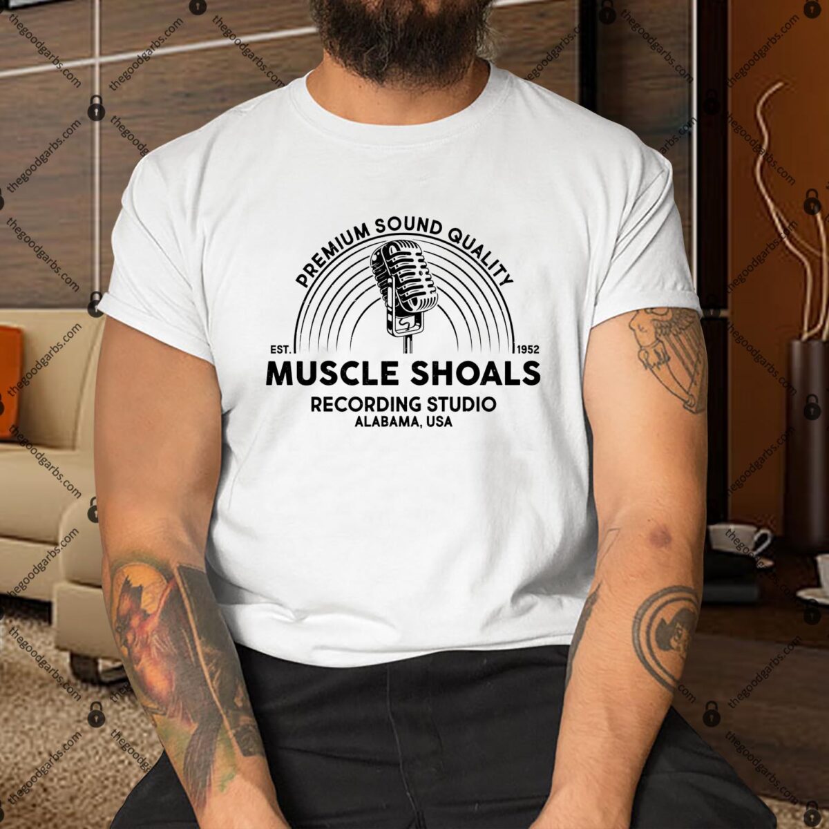 Muscle Shoals Recording Studio Alabama USA Logo Shirt