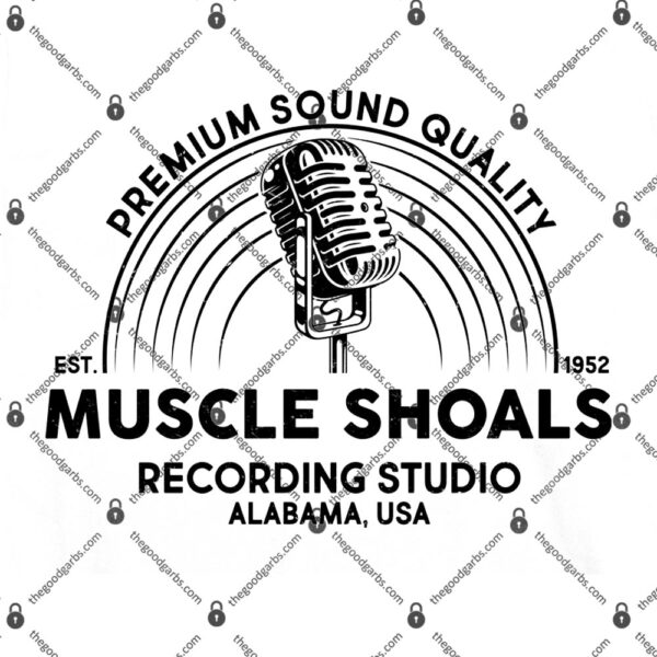Muscle Shoals Recording Studio Alabama USA Logo T-Shirt