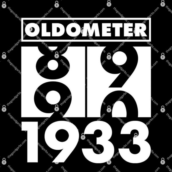 Oldometer Made In 1933 90th Birthday T-Shirt
