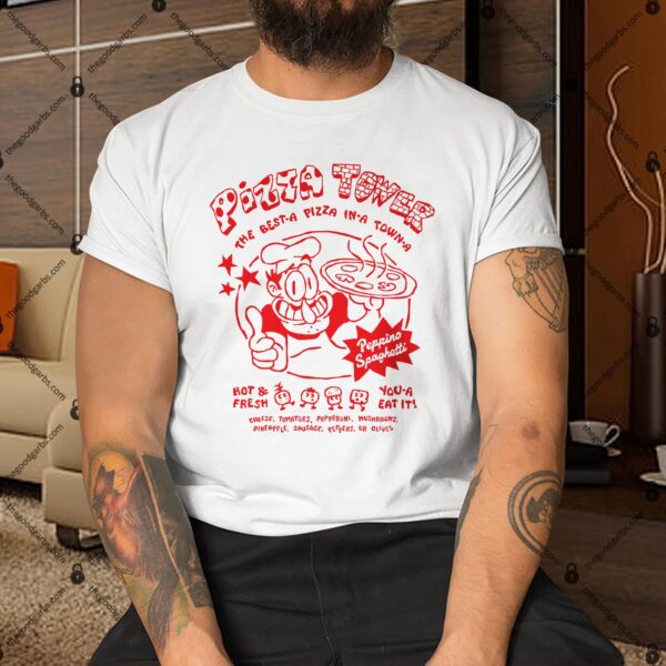 Peppino Spaghetti Pizza Tower Shirt