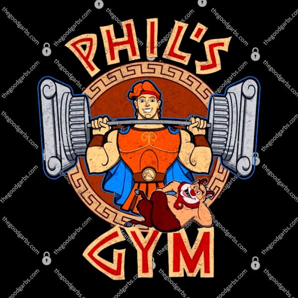 Phil's Gym - Hercules Gym Parody T-Shirt