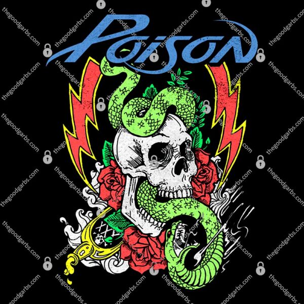 Poison Skull and Snake T-Shirt