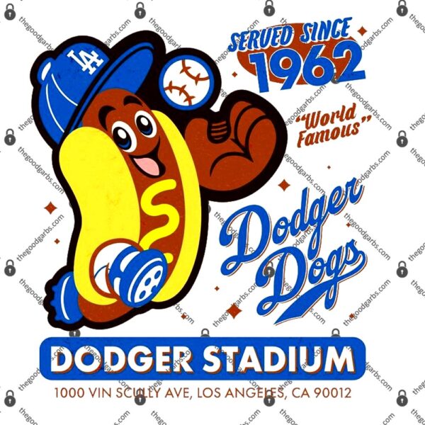 Retro Vintage Dodger Dogs T-Shirt