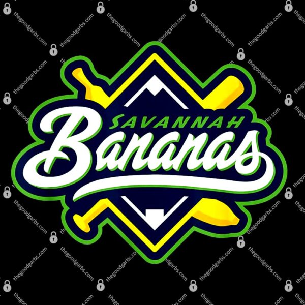 Savannah Bananas Officially Licensed Baseball Base T-Shirt
