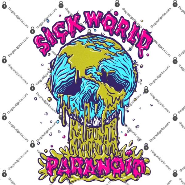 Sick World Cream T-Shirt