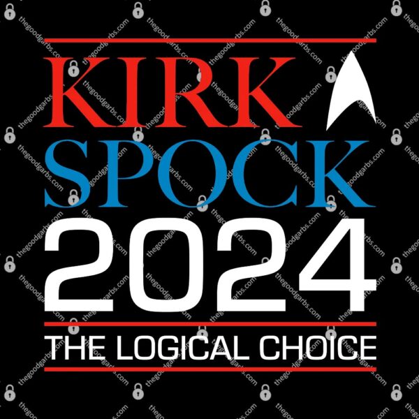 Star Trek The Logical Choice Kirk & Spock 2024 T-Shirt