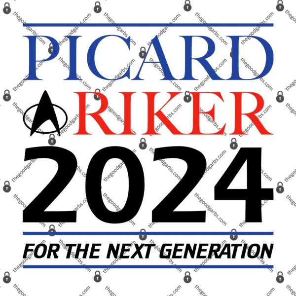 Star Trek The Next Generation Picard & Riker 2024 T-Shirt