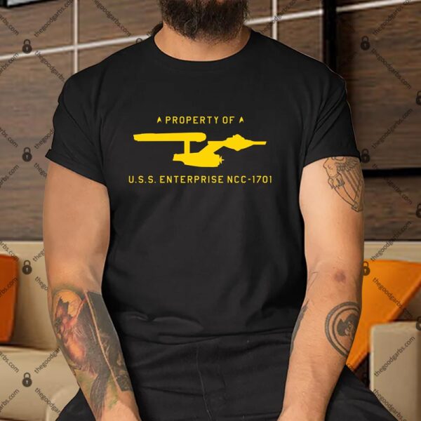 Star Trek The Next Generation Property of the U.S.S. Enterprise Shirt