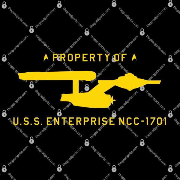 Star Trek The Next Generation Property of the U.S.S. Enterprise T-Shirt