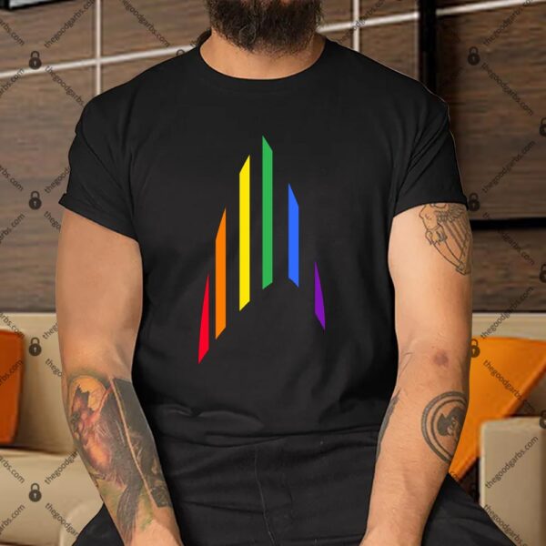 Star Trek The Original Series Pride Rainbow Delta Shirt