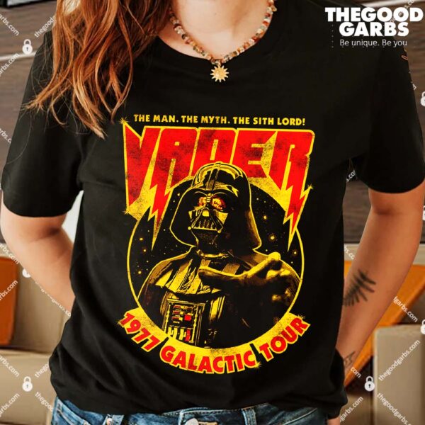 Star Wars Darth Vader 1977 Galactic Concert Tour Shirts