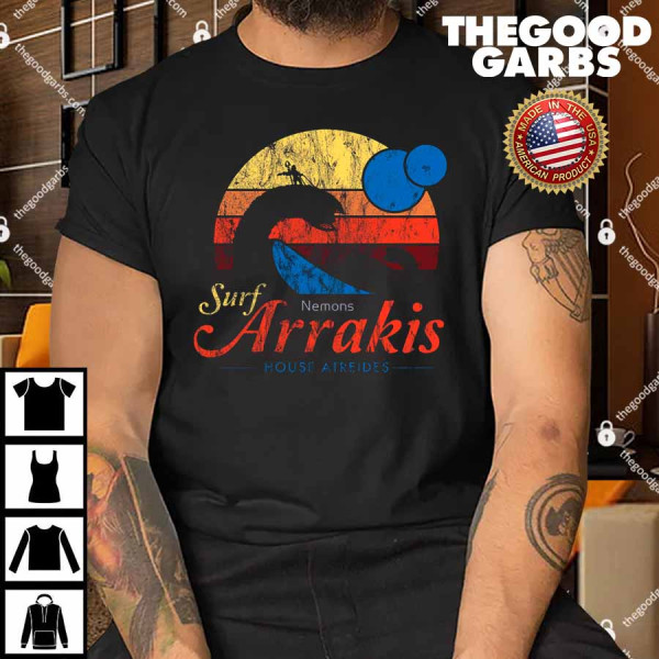 Surf Arrakis House Atreides Dune Vintage Shirt