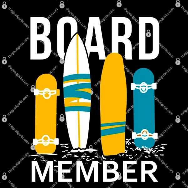 Surfing Board Member T-Shirt
