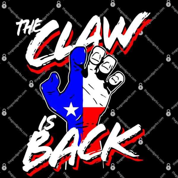 The Claw is Back Texas Baseball T-Shirt