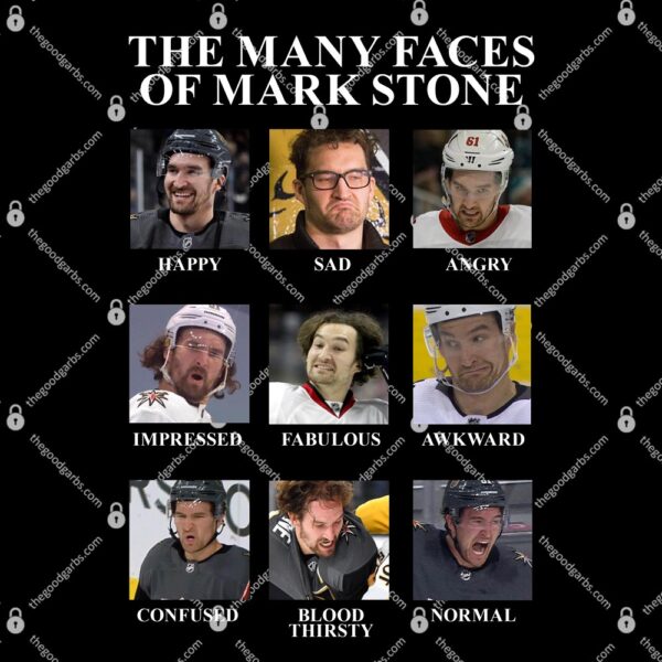 The Many Faces Of Mark Stone T-Shirt