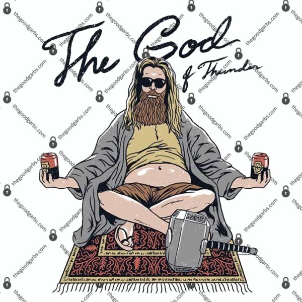 Thor Lebowski God Of Thunder T-Shirt