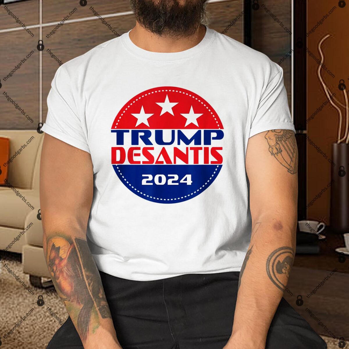 Trump Desantis 2024 Make America Florida Flamingo Seagull Shirt