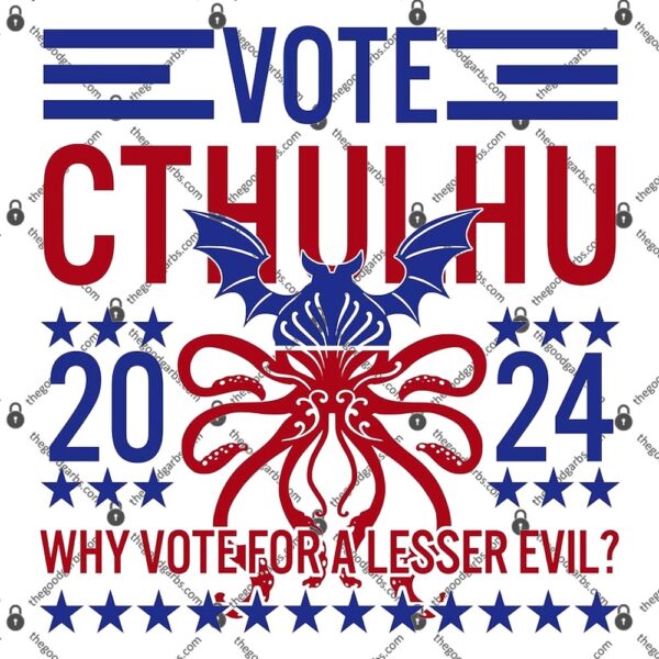 Vote Cthulhu 2024 Funny Election Shirt